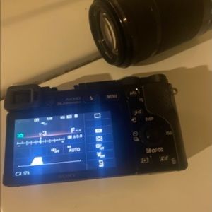 Sony a6000 mirrorless camera with 16-55 zoom lens